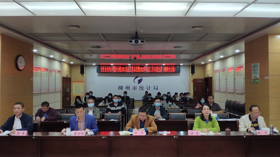 柳州市统计局组织参加全区企业电子统计台账试点工作布置会